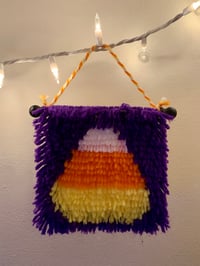 Candy corn wall hanging