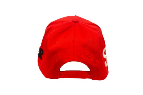 Image of TFG Exclusive Saint & Sinners Red Trucker Hat