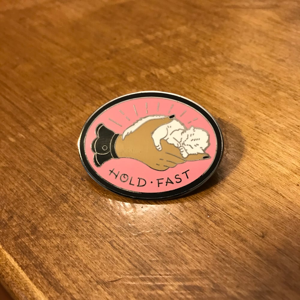 Image of Hold Fast Kitten Pin