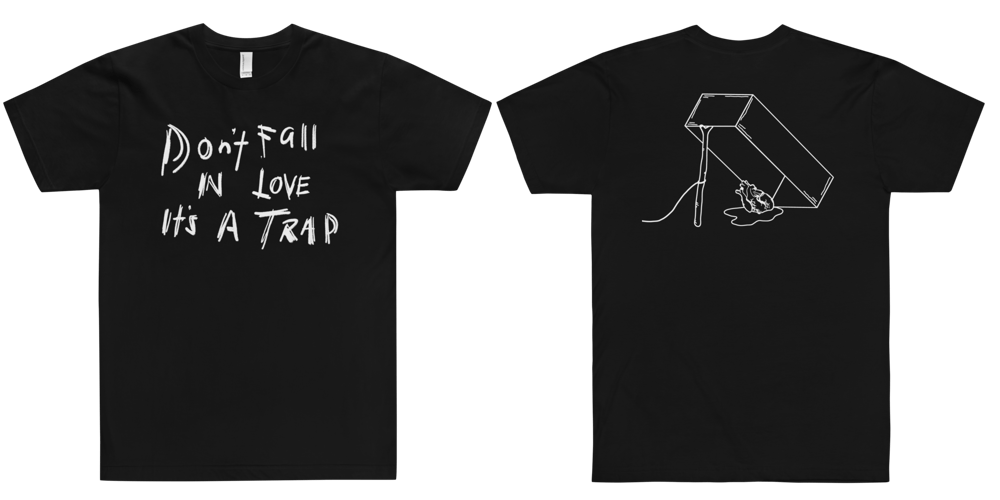 Image of Don't Fall In Love It's A Trap "Box" Tee