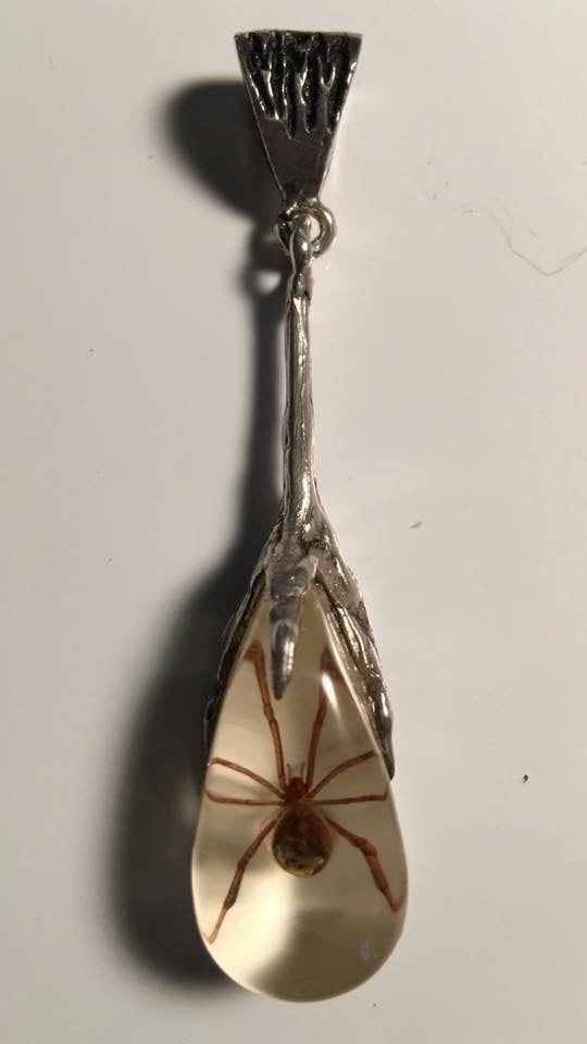 Image of Xxx Z' Small & Large Tear Drop Eagle-Claw Pendant / Short & Longstem xxX