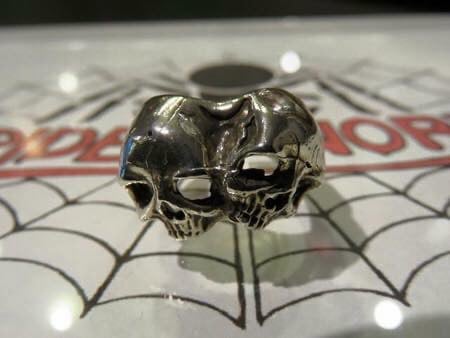 Image of Xxx Z' Double Skull Oh'Death Ring & Z' ARRRGGGGH Pirate Sword Pendant xxX