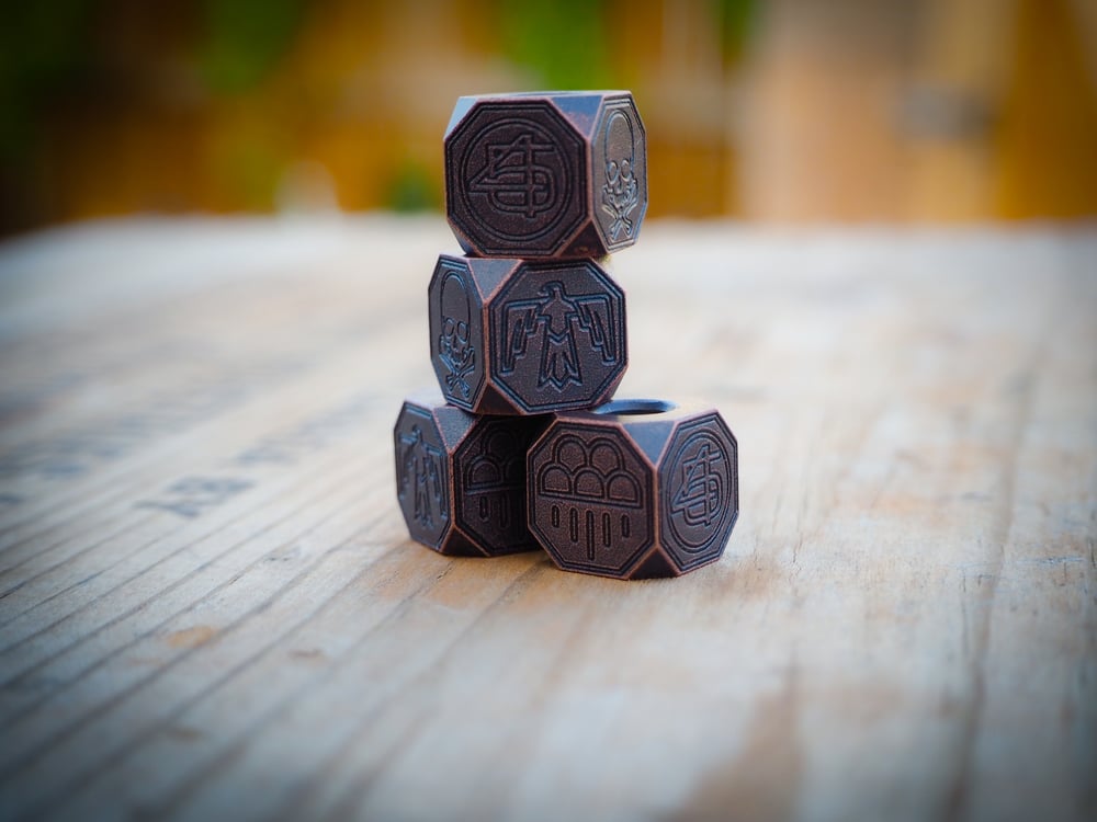 Conquest Bead Antique Copper