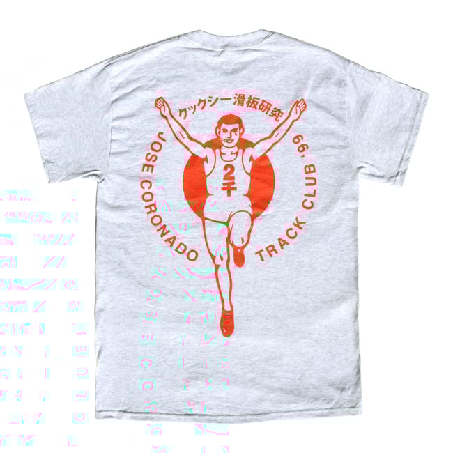 track club tee - ash