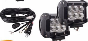 Image of Suzuki Samurai triple led light kit for windshield