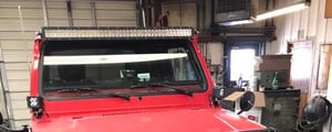Image of Suzuki Samurai triple led light kit for windshield
