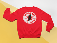 Image 2 of BELIZE MI SEH HOODIE/CREWNECK - RED/BLACK