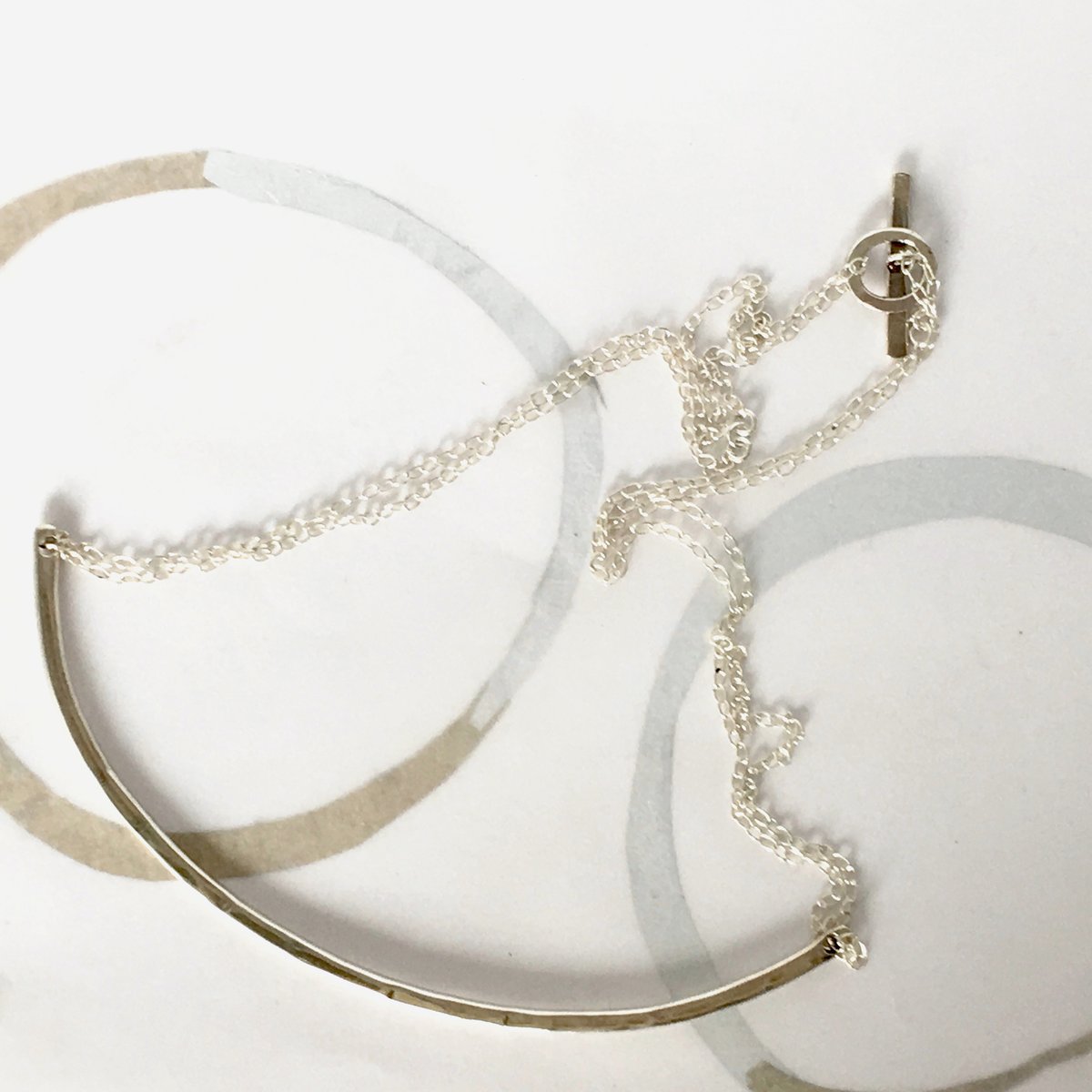 Image of Silver Arc necklace