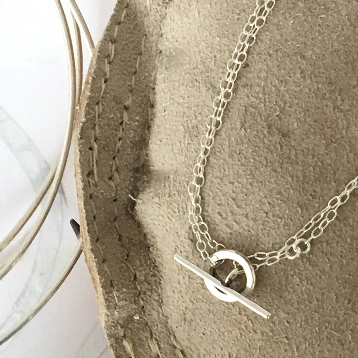 Image of Silver Arc necklace
