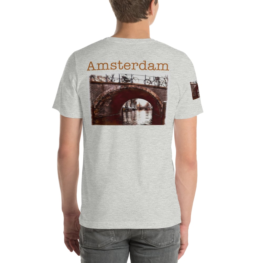 Image of Unisex t-shirt Canals of Amsterdam