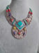 Image of MULTI COLOR TIBETAN MEDALLION NECKLACE