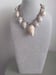 Image of LARGE BABYLONIA JAPONICA AND CONCH SHELL NECKLACE SET