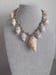 Image of LARGE BABYLONIA JAPONICA AND CONCH SHELL NECKLACE SET