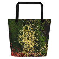 Image 1 of OLD ROSES TOTE BEACH BAG