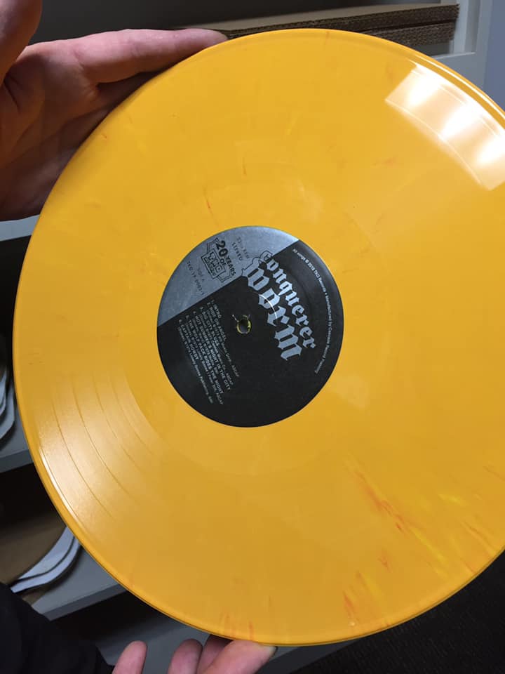 CONQUERER WORM - Self Titled LP (Orange Vinyl)