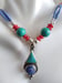 Image of BLUE BEADED TIBETAN NECKLACE