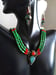 Image of GREEN BEADED TIBETAN NECKLACE