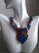 Image of LAPIS DIAMOND CENTER TIBETAN NECKLACE