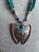 Image of V SHAPED TIBETAN PENDANT NECKLACE