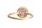 Image of Pink sapphire ring. 18k. Maui