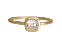 Image 1 of Rose cut grey engagement ring. 18k. Françoise