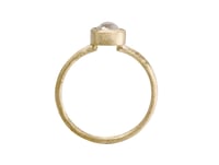 Image 3 of Rose cut grey engagement ring. 18k. Françoise