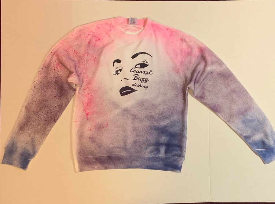 Image of Honey Dip Splatter Sweatshirt 