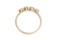 Image 3 of Four stone diamond ring. Rose cut. 18k. José