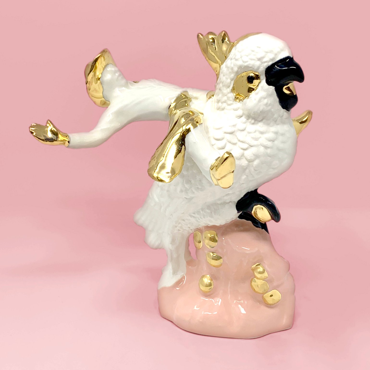 Image of Cockatoo Cowboy with 22kt Gold
