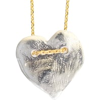 Image 1 of Valentina heart charm necklace