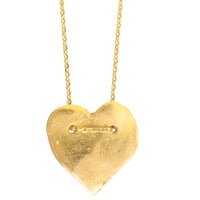 Image 2 of Valentina heart charm necklace