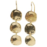 Image 2 of Lola triple disc earrings 