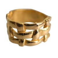 Image 2 of Sterling silver or 24ct gold-plated Formentera ring