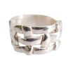 Sterling silver or 24ct gold-plated Formentera ring