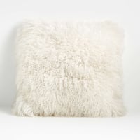 Image 1 of Cream Mongolian Pillow 