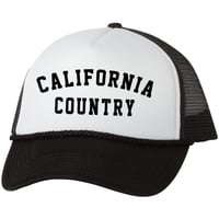 Image 2 of California Country Trucker Hat - Black