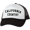 California Country Trucker Hat - Black