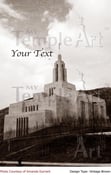 Image of Draper Utah LDS Mormon Temple Art 002 - Personalized LDS Temple Art