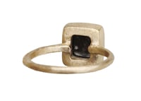 Image 3 of Dark grey diamond cocktail ring. 18k. Frida