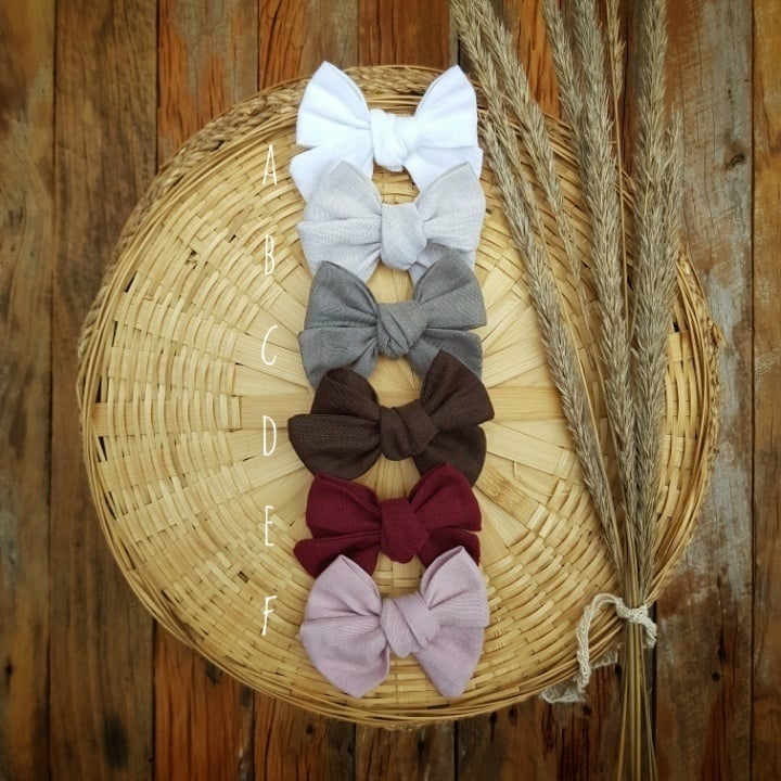 Image of Hand Tied Bows - Cotton/Linen Range