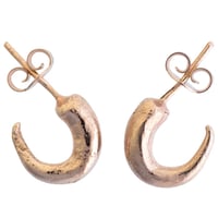 Image 2 of Agnes tiny hoop earrings