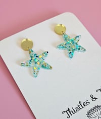 Image 2 of Starfish Dangles  -SKU 576