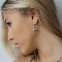 Image 1 of Rosa vintage style hoops