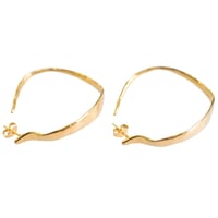 Image 2 of Fabulous wide hoop earrings