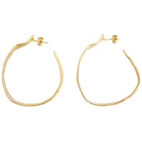 Image 3 of Fabulous wide hoop earrings