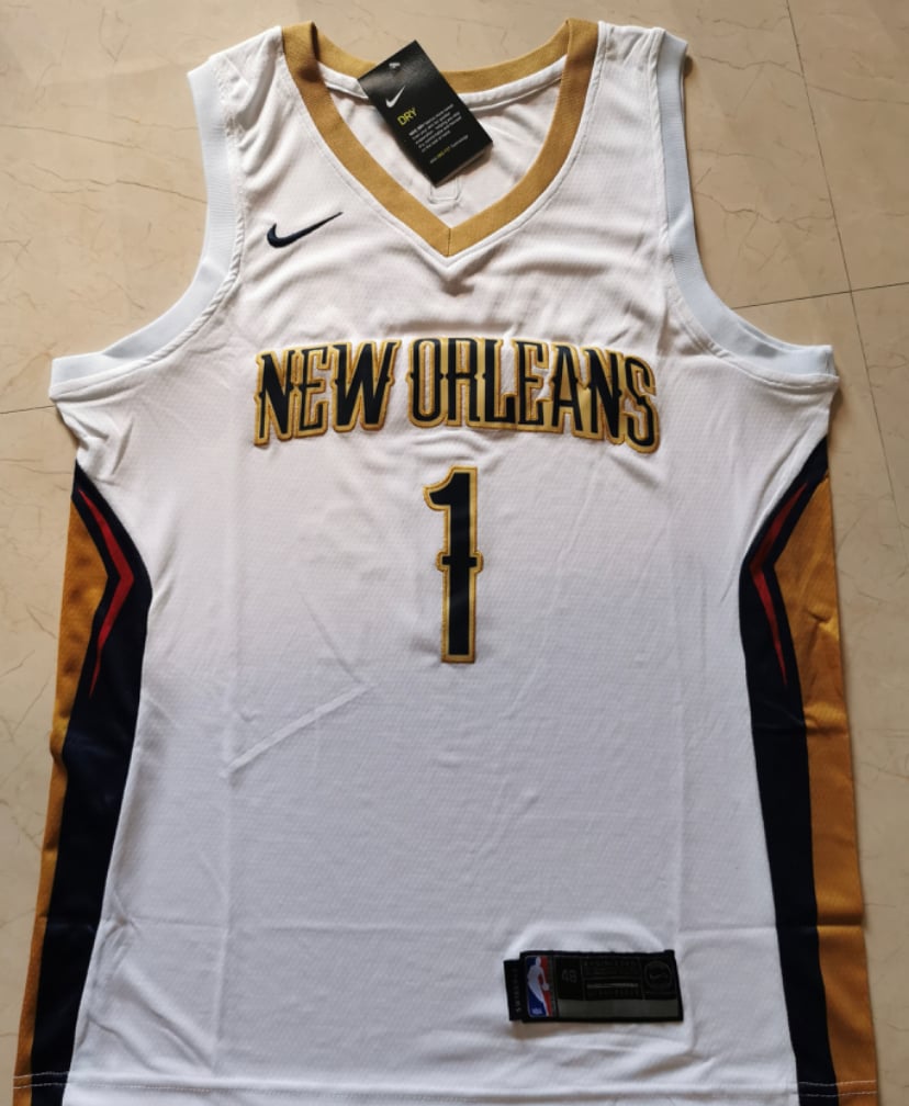 zion williamson nola jersey