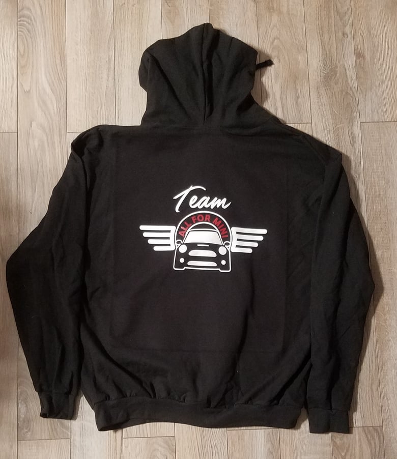 Image of TEAM ALL FOR MINI HOODIE ( PULL OVER OR ZIPPERED )