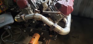 Image of Z31 log style turbo manifolds 