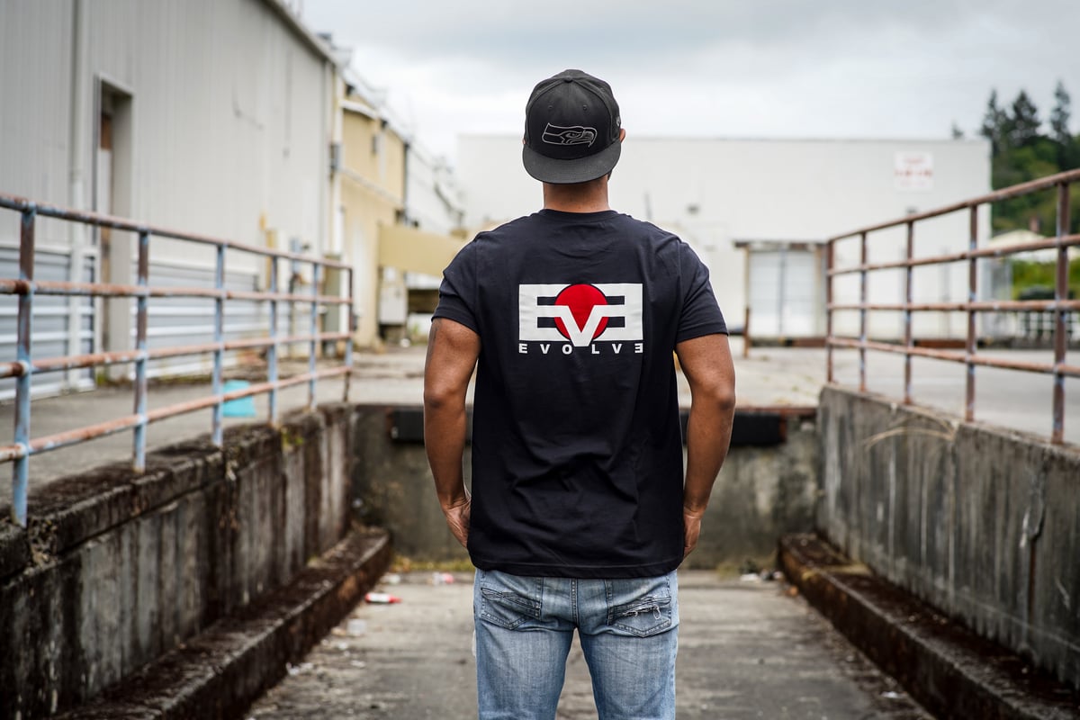 Image of EVOLVE by Genevo9 Logo Tee 