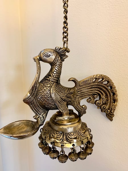 Image of Exquisite hanging Bird Lamp